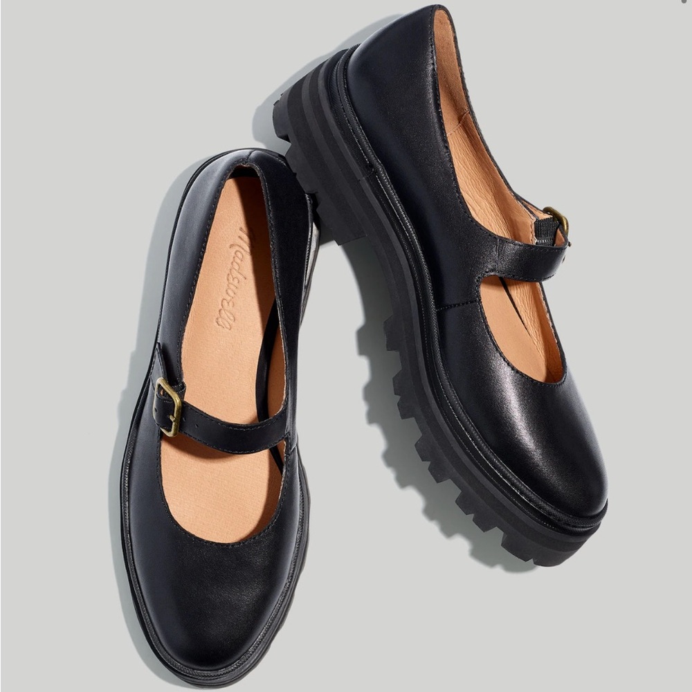 Madewell The Freya Platform Lugsole Mary Jane